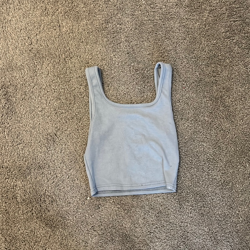 Blue tank top